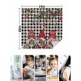 thumbnail image 4 of Plaid Gnomes Christmas Cloth Napkins Set of 4 Reusable Dinner Napkins, Xmas Ball Gifts Snowflake Cocktail Napkin Washable Table Napkins for Wedding/Holiday Party/Baby Shower 20"x20", 4 of 7
