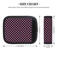 thumbnail image 2 of Luggage Handle Wraps for Suitcase - Suitcase Tags Identifiers for Suitcases, pink polka dot black Fun Luggage Handle Covers, Travel Luggage Accessories Essentials for Flying, 2 of 6
