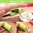 thumbnail image 4 of Garlic Press Rocker Stainless Steel, Garlic Mincer Garlic Chopper Garlic Presser, 4 of 5