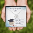 thumbnail image 4 of Love Knot Necklace, To My 2021 Graduate, Necklace For Daughter, Daughter Jewelry, Daughter Gift, Graduation Giftr, Anniversary Gift, . Necklace Jewelry With Meaningful Messages Card & Box, 4 of 7