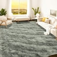 thumbnail image 5 of Wondo 4x6 Feet Area Rugs for Living Room Bedroom, Grey Soft Fluffy Shaggy Bedside Carpet, Machine Washable Indoor Floor Rug for Kids Home Decor Aesthetic, 5 of 8