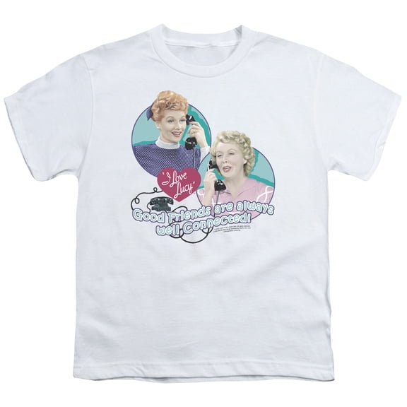 I Love Lucy - Always Connected - Youth Short Sleeve Shirt - Large
