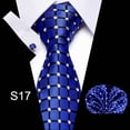 thumbnail image 1 of Corbata para hombre, traje formal, traje profesional a rayas, traje de verano, 1 of 6