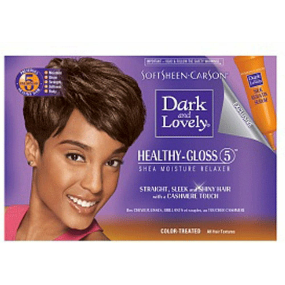 Dark and Lovely NoLye Relaxer, For Color Treated Hair 1 kit (Pack of 2