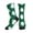 2 Black-2, variant on Women's Men's Green Christmas Tree Colorful Novelty Pattern Crew Athletic Socks