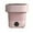 Pink, variant on Qholemyo 6L Folding Portable Mini Washing Machine - Dehydratable Small Washer, Purification Function For Underwear