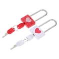 thumbnail image 4 of Shisuyan 2Pcs Small Security Lock Red Copper Padlock for Drawers Protection, 4 of 9