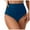BU2, variant on GEWSEY Women's High Waisted Bikini Bottoms Full Coverage Ruched Bathing Suit Tummy Control Swimsuit Bottom Yellow, XXL
