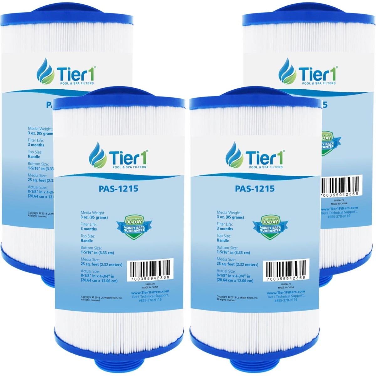 Tier1 Pool & Spa Filter Cartridge 4pk Replacement for Dream Maker