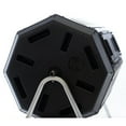 thumbnail image 4 of FCMP Outdoor 37 Gallon Dual Chamber Tumbling Composter Bin w/Wheels, Black, 4 of 9