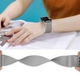 thumbnail image 4 of Recoppa Stretchy Nylon Solo Loop Bands Compatible with Apple Watch 38mm 40mm 41mm 42mm 44mm 45mm, Adjustable Braided Sport Elastic Straps Women Men Wristbands for iWatch Series 7/6/5/4/3/2/1 SE, 4 of 6