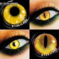 thumbnail image 2 of EYESHARE-lentes de contacto para ojos, lentillas suaves de Color amarillo y azul para Cosplay, maquillaje de Halloween, 2 piezas, nuevo, 2 of 4