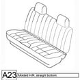 thumbnail image 2 of RealSeatCover, Made to fit 1994 Toyota Pickup Regular Cab High Back Straight Bench Seat Cover Exact Fit (Charcoal), 2 of 3