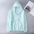 thumbnail image 2 of Veste Légère à Capuche Protection Solaire UPF 50+ pour Femmes Extérieure Séchage Rapide Course Randonnée Manches Longues, 2 of 7