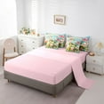 thumbnail image 5 of Manfei Teens Adults Cartoon Floral Frogs Twin Bedding Sets 7-Piece,Cartoon Rainbow Butterflies Bedding Comforter Set Microfiber,Chic Floral Lotus Breathable Sheet Sets,Ultra Soft Home Decor, 5 of 8