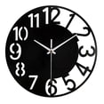 thumbnail image 1 of Reloj de pared acrílico Reloj de pared redondo Estilo moderno Fácil de leer Reloj de pared grande Reloj decorativo para sala de, 1 of 8