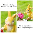 thumbnail image 6 of AZXY Garden Decor Statue,Garden Statues,Garden Ornaments for Outside Garden,Garden Decorations Outdoor Clearance,Resin Bunny Garden Statue Solar, 6 of 8