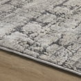 thumbnail image 2 of Better Homes & Gardens Crosshatch High Low Grey Crosshatch Area Rug, 8' x 10', 2 of 5