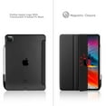 thumbnail image 6 of Mosiso Case for iPad Pro 11 inch 2020/2018, Slim Fit Case Frosted PC Back PU Leather Stand Folio Protective Tablet Cover for Apple iPad Pro 11 inch 1st/2nd Gen, Black, 6 of 6