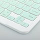 thumbnail image 3 of Teclado portátil Inalámbrico delgado recargable profesional para Computadora portátil Android Windows Teléfono verde Macarena, 3 of 8
