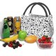 thumbnail image 3 of Fotbe Black Footprints Bolsa Térmica Portátil con Estampado, Bolsa de Entrega de Alimentos Aislada, Bolsa Reutilizable de Gran Capacidad para Comidas y Supermercado, 3 of 6