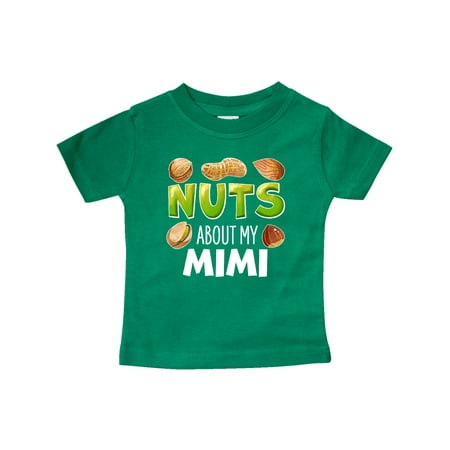

Inktastic Nuts About My Mimi Peanut Almond Pistachio Gift Baby Boy or Baby Girl T-Shirt
