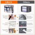 thumbnail image 2 of Bolsas de almacenamiento de ropa Lifewit, 60 L, plástico transparente, paquete de 8, 2 of 9