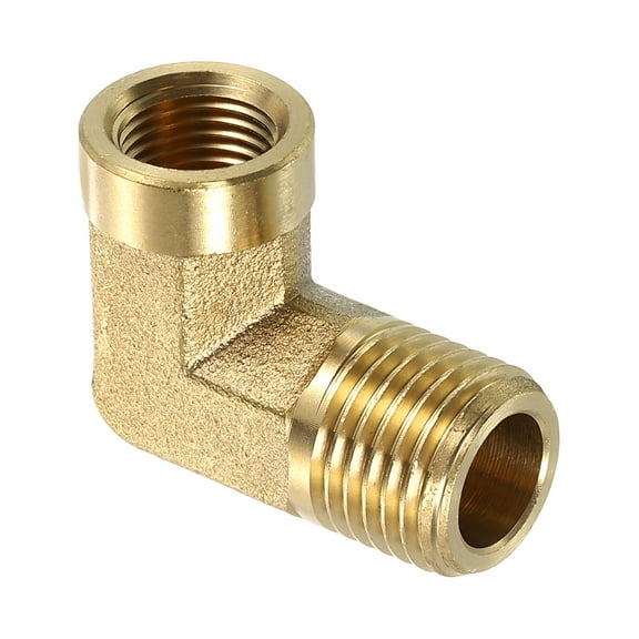 1 Packs 1/4 Inch NPT Male x 1/8 Inch NPT Female 90 Degree Elbow, Pipe Fitting, 28.6x23mm