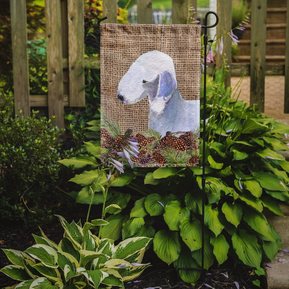 Bedlington Terrier Garden Flag