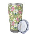 thumbnail image 2 of Salouo Flowers And Buds Print 20oz Tumbler with Lid,Stainless Steel Vacuum Insulated Tumbler Durable Insulated Coffee Mug Thermal Cup with Splash Proof Sliding Lid-Without Straw, 2 of 8