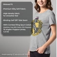 thumbnail image 6 of Women's Harry Potter Hufflepuff Gold Crest Graphic Tee Athletic Heather Medium, 6 of 9