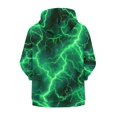 thumbnail image 3 of Psesaysky Boys Graphic Zip Up Hoodies Sweatshirt with Pockets Kids Hooded Coat Casual Outerwear Green Lightning Print 6-7 Years, 3 of 7