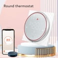 thumbnail image 3 of Smart Home Thermostat LED Backlit Display Energy Efficient Programmable Celsius Fahrenheit 5+1+1 Preset Schedule Slim Design ±1 degrees Celsius  Accuracy Power Outage Safety, 3 of 7