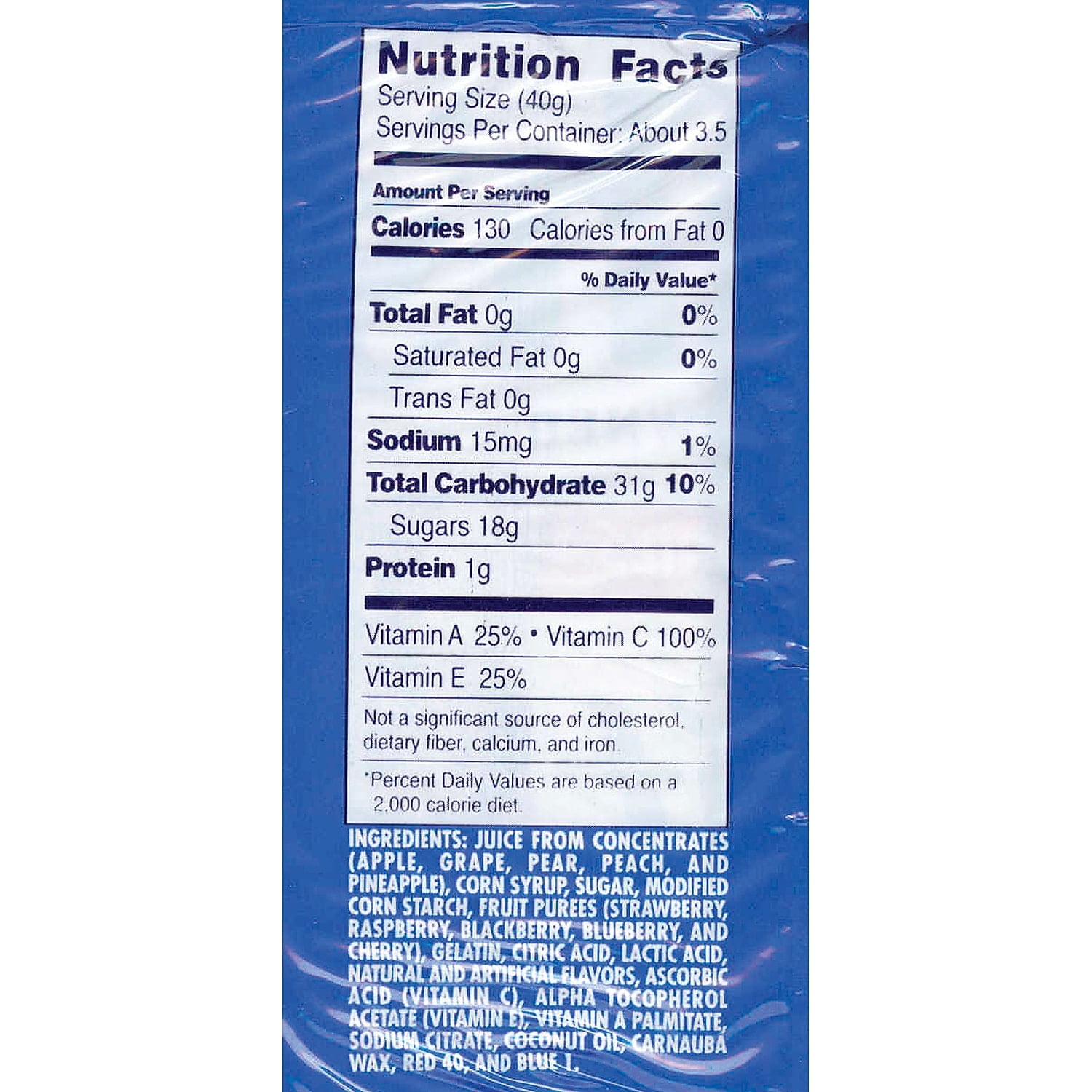 Welch's Gluten Free Berries 'N Cherries Fruit Snacks 5 oz. 12 Packs/Box (PIM05092)