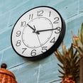 thumbnail image 2 of MasteelfCA Stylish Plastic Hanging Clock Decor Living Room Glass Wall Wall-mounted Decor, 2 of 7