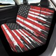 thumbnail image 4 of Pzuqiu Car Seat Covers Washable Polyester, Compatible with SUV Seats Automotive Seat, for Truck Cars, Distressed American Flag, 4 of 10