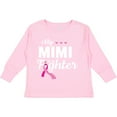 thumbnail image 3 of Inktastic Breast Cancer Awareness My Mimi is a Fighter Boys or Girls Long Sleeve Toddler T-Shirt, 3 of 5