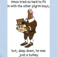 thumbnail image 2 of CafePress - Amos The Turkey Infant Bodysuit - Baby Light Bodysuit, Size Newborn - 24 Months, 2 of 4