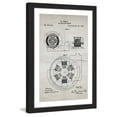 thumbnail image 3 of "Ac Motor 1896 Old Paper" Framed Painting Art Print, 20" x 1.5", 3 of 5