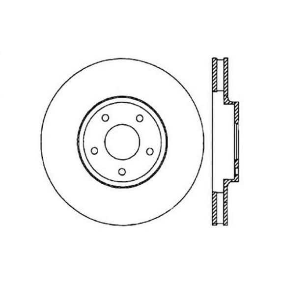 StopTech 127.42080L StopTech Sport Rotors; Drilled And Slotted; Front Left;12.60 in. Dia.; 1.94 in. Height; Fits select: 2016-2023 NISSAN MAXIMA, 2009-2014 NISSAN MURANO