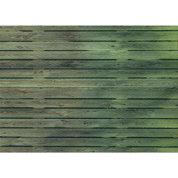 Ahgly Company Machine Washable Indoor Rectangle Transitional Army Green Area Rugs, 8' x 12'