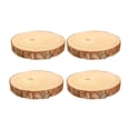 thumbnail image 3 of 4 piezas de madera natural, portavelas, accesorios de fotografía, círculos de madera para 13cmx13cmx2cm BLESIY sujetavelas, 3 of 8