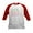 Red/White, variant on CafePress - Kindergarten Teacher Baseball Jersey - Kids Cotton Baseball Jersey, 3/4 Sleeve Shirt