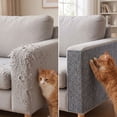 thumbnail image 5 of Cat Scratching Board Large Wall Mounted 100x40cm Polyester Tough No-Debris & Self-Adhesive Climbing for Indoor Cats Scratching Stretching Furniture Protection Cat Toy by MPOISVA, 5 of 7