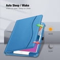 thumbnail image 3 of Funda Fintie para iPad 9ª, 8ª y 7ª generación de 10,2 pulgadas con soporte, color azul real, 3 of 9