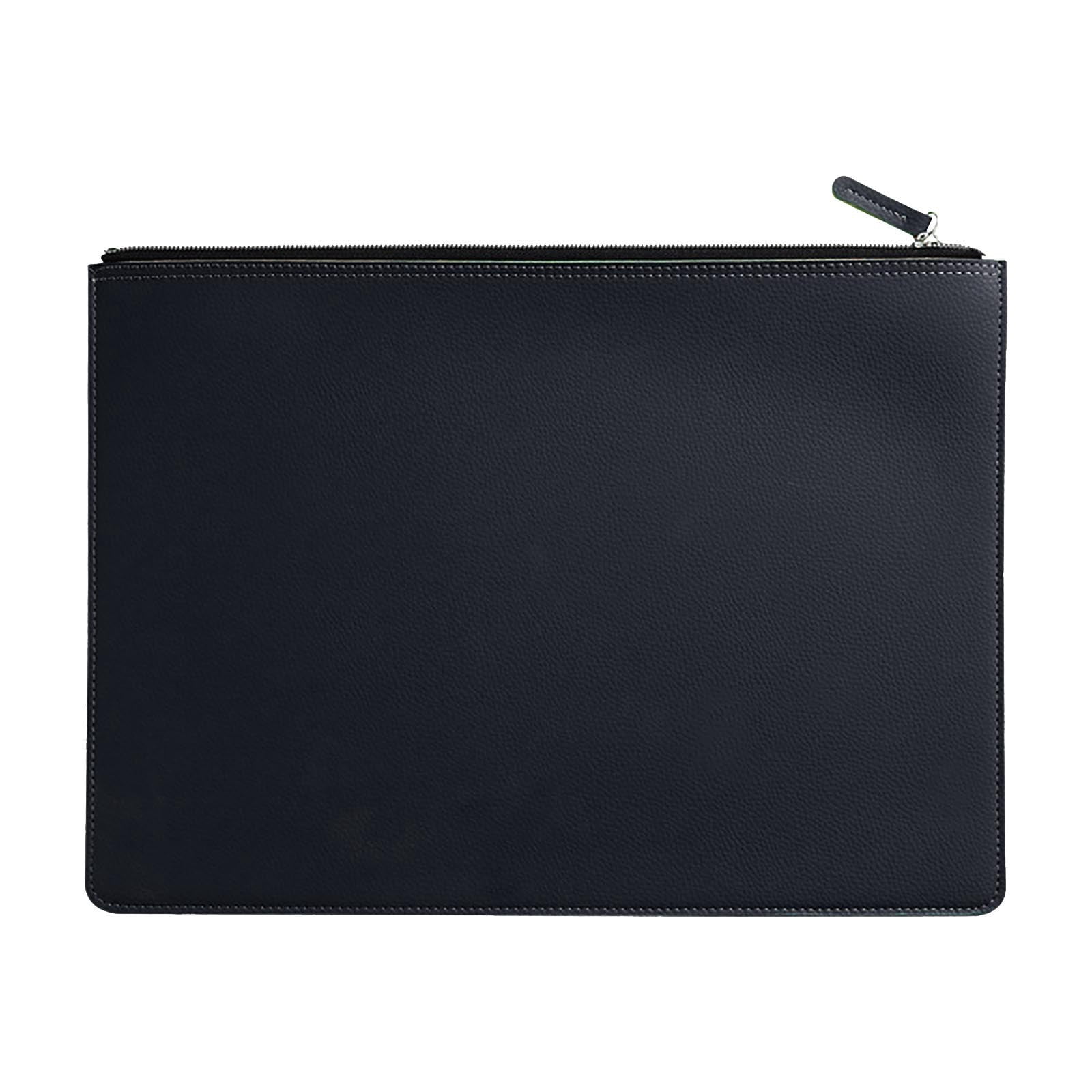 3 Set of Document Bag Leather High-end Feel For Men And Women Official Briefcase Storage Bag High-end Waterproof Policy Folder