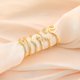 thumbnail image 1 of 6 piezas conjunto de anillo de nudillo simple anillo de dedo conjunto ajustable joyería, 1 of 2