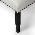 thumbnail image 6 of Furniture of America Freiden Tufted Wingback Dining Bench, Antique Black, 6 of 6