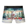 thumbnail image 2 of Merry Christmas Santa Reindeer Antlers Alaskan Malamute Sleigh Xmas Winter Holiday All Over Print Boxer Briefs Underwear for Men Dad Alaska Mal Dog Lovers Gifts - 00023, 2 of 6
