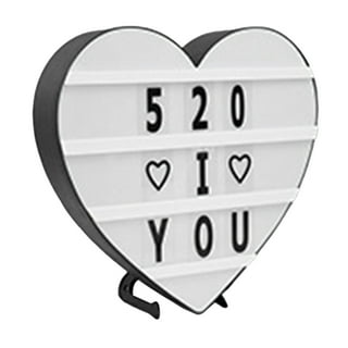 Cinema Light Box with Letters- A5 Cinematic Lightbox with 160 Letters Numbers and Symbols, Customized Your Message for Christmas Home Decor,Wedding